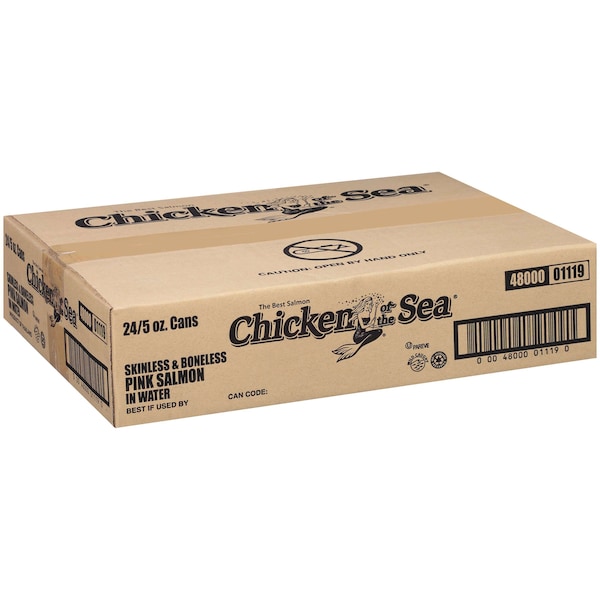 Chicken Of The Sea Skinless/Boneless Pink Salmon 5 oz., PK24 00048000011190 - main